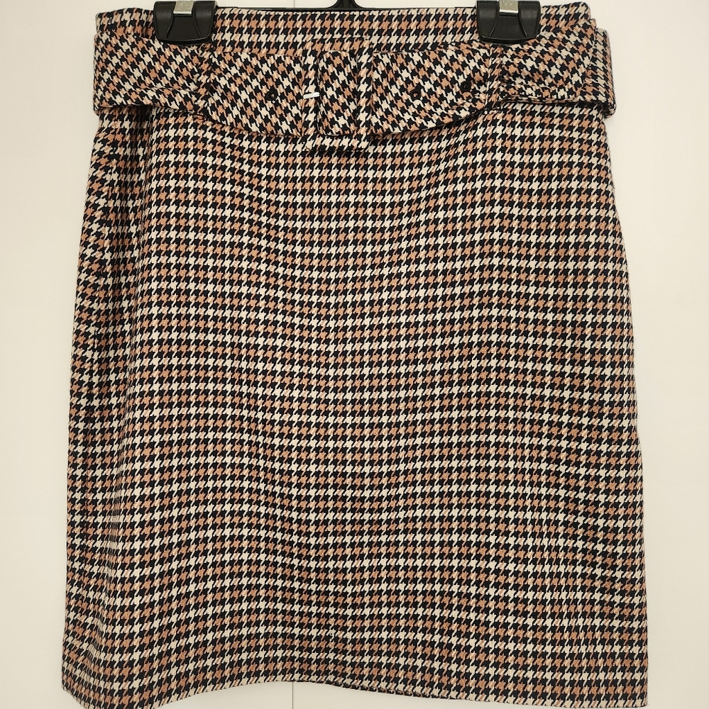 RW&Co Houndstooth Skirt